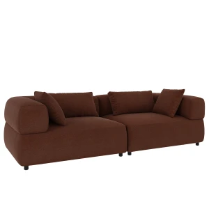 Rowico FALKNER soffa 3-sits, Rita #96 röd image