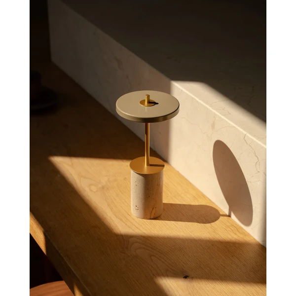 UMAGE lifestyle Asteria Move Mini travertine brass 2 kuva