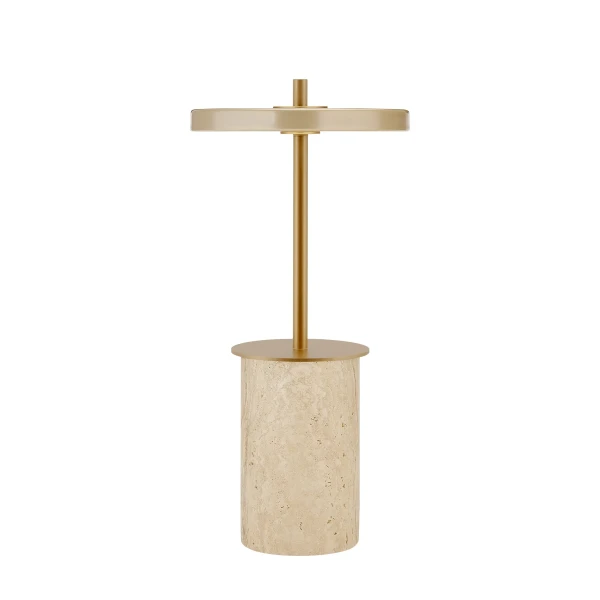 UMAGE packshot 2730 Asteria Move Mini travertine brass 1 kuva