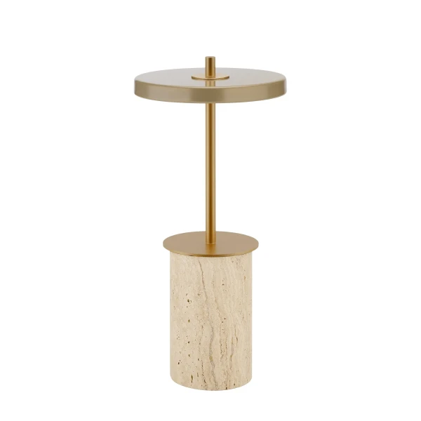 UMAGE packshot 2730 Asteria Move Mini travertine brass 2 kuva