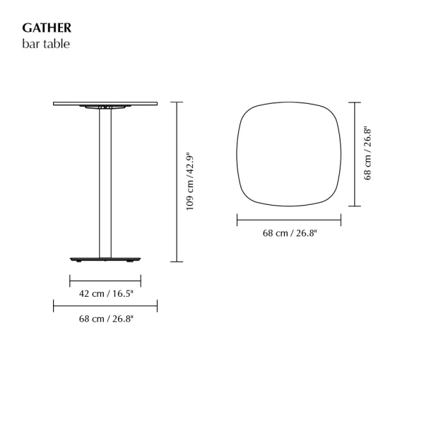 Gather bar table kuva