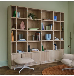 Muuto STACKED STORAGE SYSTEM bokhylla, config. 1, ek image