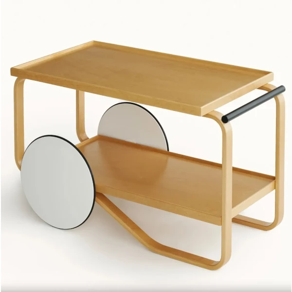 Artek 901 LIMITED EDITION tarjoiluvaunu honey stained 2 kuva