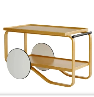 Outlet | Artek 901 LIMITED EDITION tarjoiluvaunu, honey stained kuva