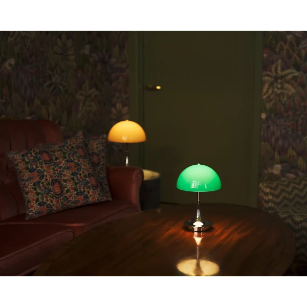 PanthellaOrginals Panthella 160 250 BtB Brown Green ON 25HourHotel Indreby 123 kuva