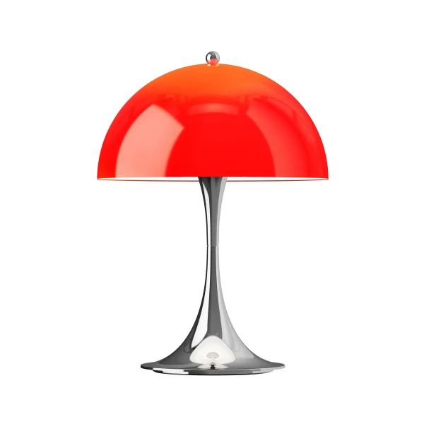 Panthella 250 Portable Lamp Opal Original Red Chrome kuva