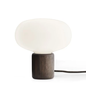 New Works KARL-JOHAN pöytävalaisin, smoked oak/white opal glass kuva