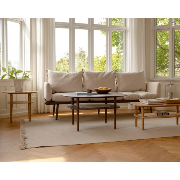 UMAGE lifestyle Together smooth square 60 tall oak Together sleek rectangle low oak Together smooth square 100 dark oak 1 kuva