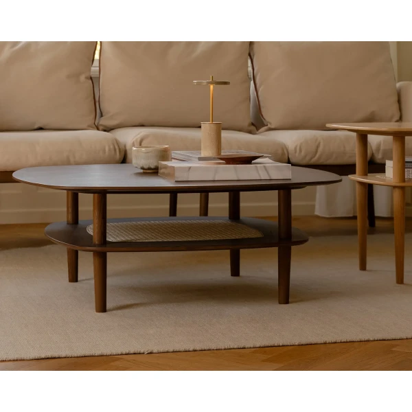 UMAGE lifestyle Together smooth square 100 low dark oak 2 kuva