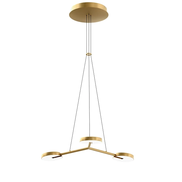 Valaisin Gronlund arm3 pendant brass 02 kuva