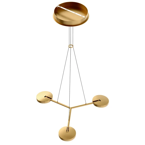 Valaisin Gronlund arm3 pendant brass 03 kuva