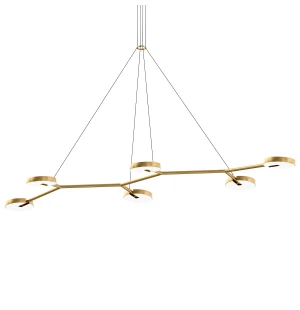 Valaisin Grönlund ARM 6 riippuvalaisin, messinki kuva