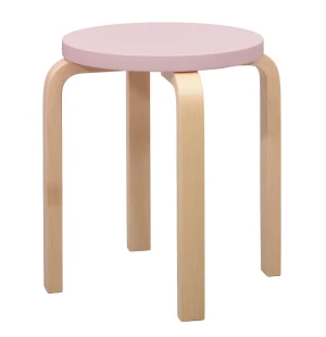 Artek PALL E60, pale pink/björk image