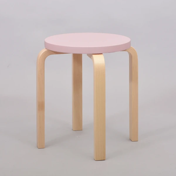 Stool e60 pale pink image