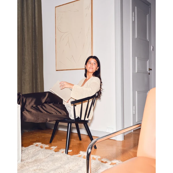 Stolab Arka Lounge Chair Birch Black 52 2 kuva