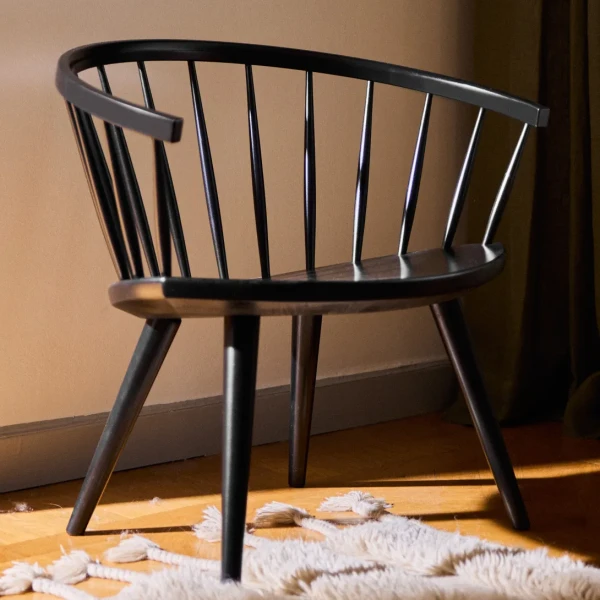 Stolab Arka Lounge Chair Birch Black 52 kuva