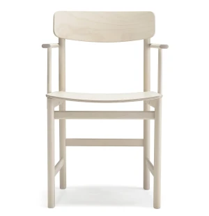 Stolab PAL käsinojatuoli koivu, vaalea-mattalakattu kuva