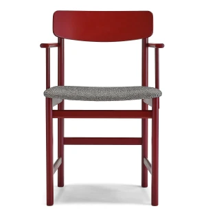 Stolab PAL käsinojatuoli koivu, lingonberry 19/harmaa kuva