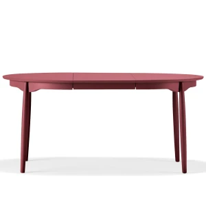 Stolab CARL jatkettava ruokapöytä koivu Ø115x165-315 cm, lingonberry 19 kuva