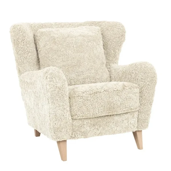 Top Line LUZY nojatuoli lampaanvilla natur kuva