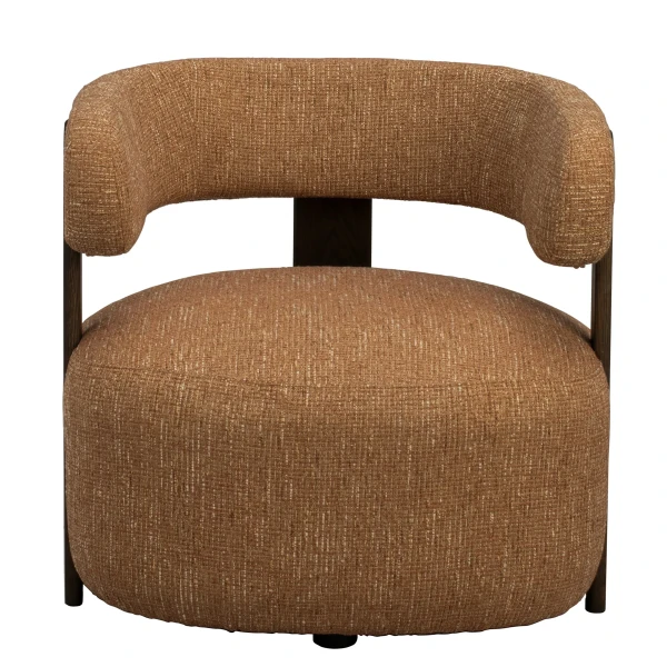 151518 b sb a Jenison lounge chair amber brown oak kuva
