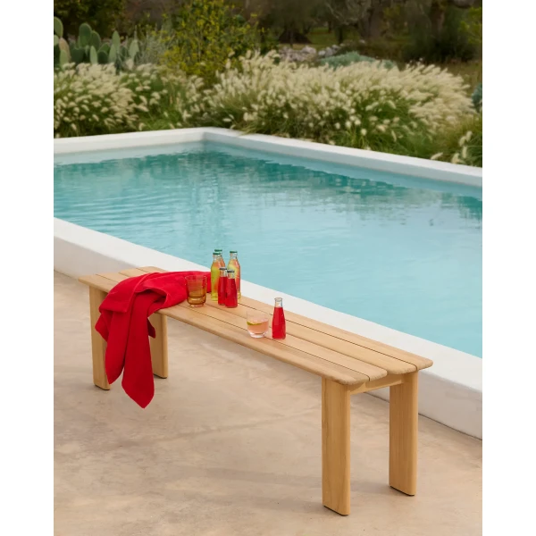 assemble bench 180 teak raise burnt orange clear ORG kuva