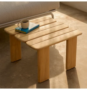 Muuto ASSEMBLE sohvapöytä 55 cm, tiikki kuva