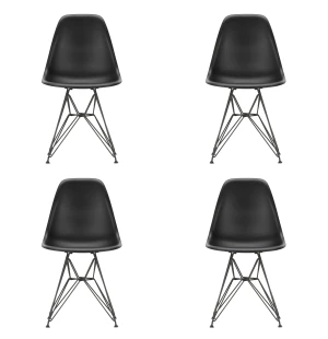 Vitra EAMES DSR RE tuoli 4 kpl, deep black/musta kuva