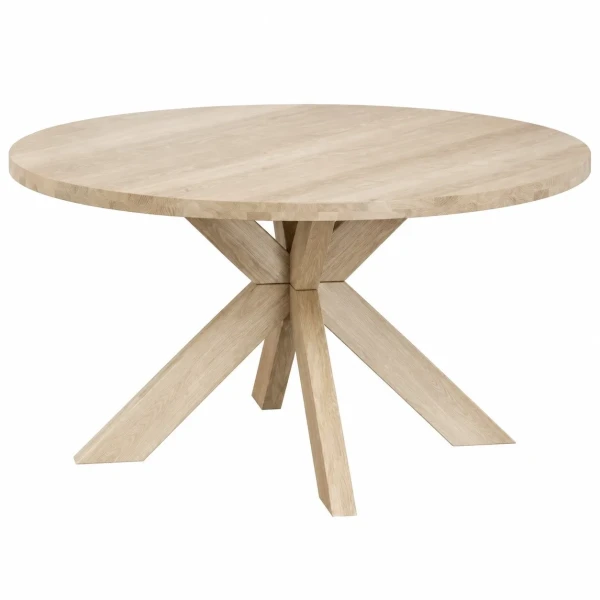 Caso furniture GRO ruokapoyta O140cm jatkettava valkotammi kuva