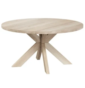 Casø furniture GRO ruokapöytä Ø140cm jatkettava, valkotammi kuva