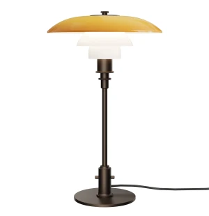 Louis Poulsen PH 3/2 Centenary Edition pöytävalaisin, aged brass/amber kuva