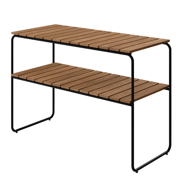 console table L105 oiled teak black kuva