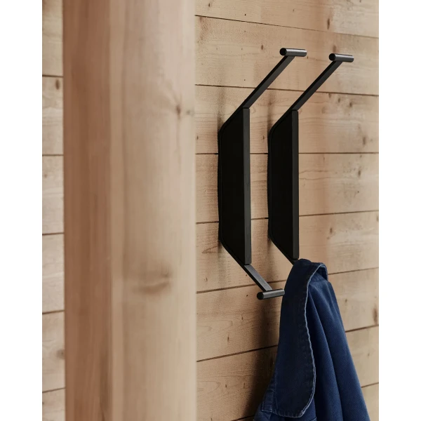 Kaari Wall Hook black 2 master kuva