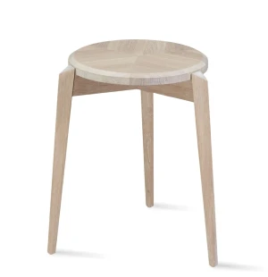 Skovby 840 jakkara, valkoöljytty tammi kuva