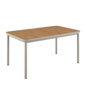 SACKit KIRRA ruokapöytä 150x90, teak/taupe kuva