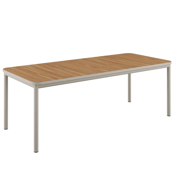 8603221 Kirra Dining Table 210 x 90 Teak Taupe 01 kuva