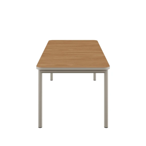 8603221 Kirra Dining Table 210 x 90 Teak Taupe 03 kuva