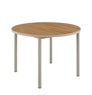 SACKit KIRRA ruokapöytä Ø110, teak/taupe kuva