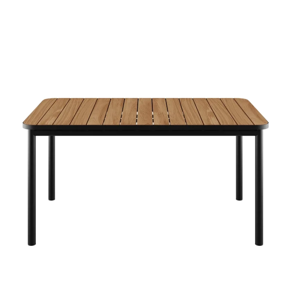 8603225 Kirra Dining Table 150 x 90 Teak Black 02 kuva