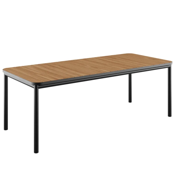 8603226 Kirra Dining Table 210 x 90 Teak Black 01 image