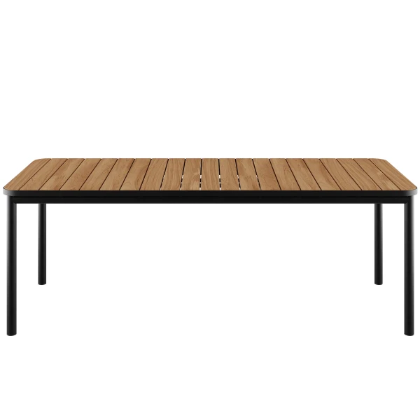 8603226 Kirra Dining Table 210 x 90 Teak Black 02 kuva