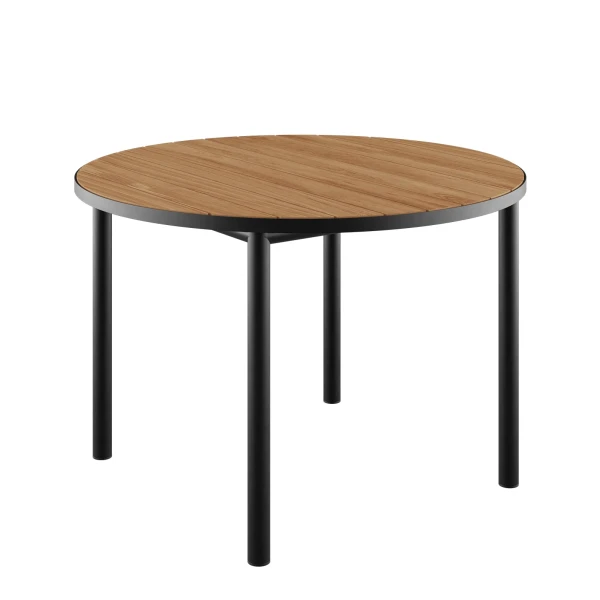 8603227 Kirra Dining Table O110 Teak Black 01 kuva