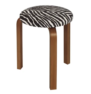 Artek JAKKARA 60, pähkinä/Zebra musta kuva