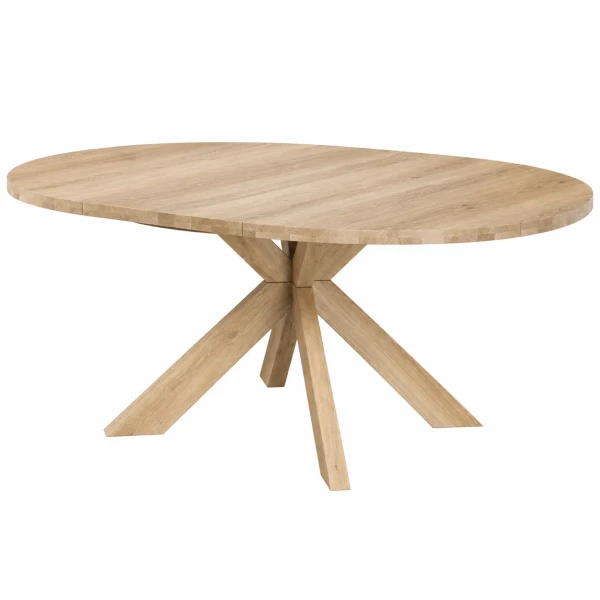 Caso furniture GRO ruokapoyta O140cm jatkettava oljytty tammi 2 kuva