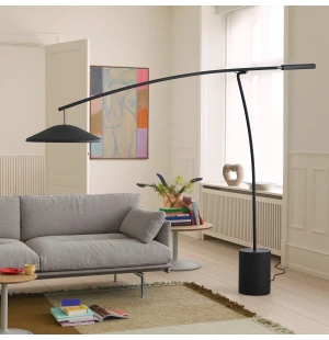 Muuto CONTRA lattiavalaisin, anthracite black kuva