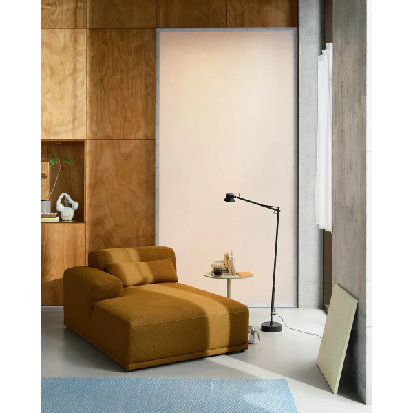 dedicate floor lamp black connect soft g cushion acca 361 soft side beige green ply rug recycled polyester light blue kuva