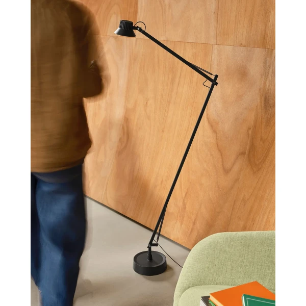 editorial dedicate floor lamp black fiber lounge armchair guest 420 kuva