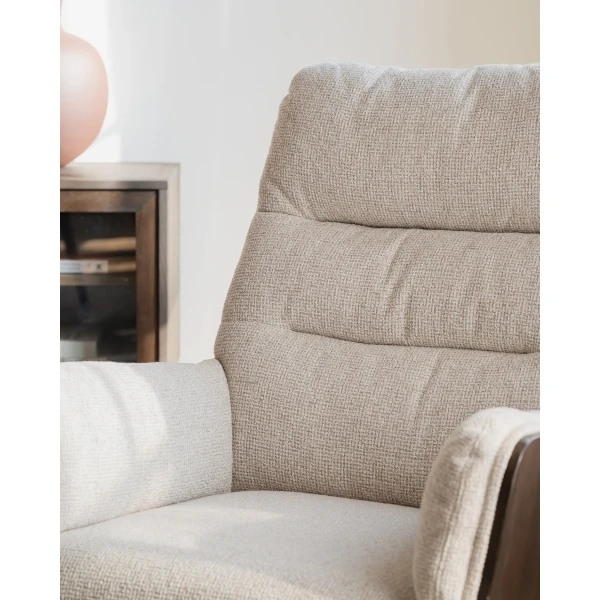 270054 b mb Broderick lounge chair and footstool light beige brown 03 kuva