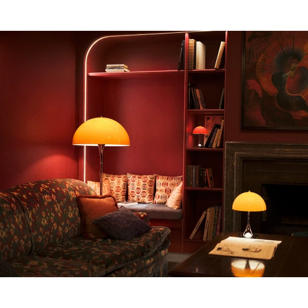 PanthellaOrginals Panthella 160 250 Brown Red Orange 25HourHotel kuva