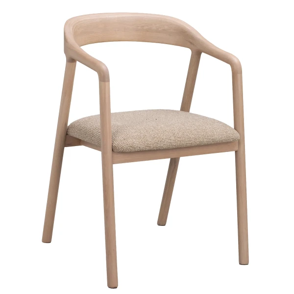 148033 b sb b Dillon armchair mediumbeige whitepigm oak kuva